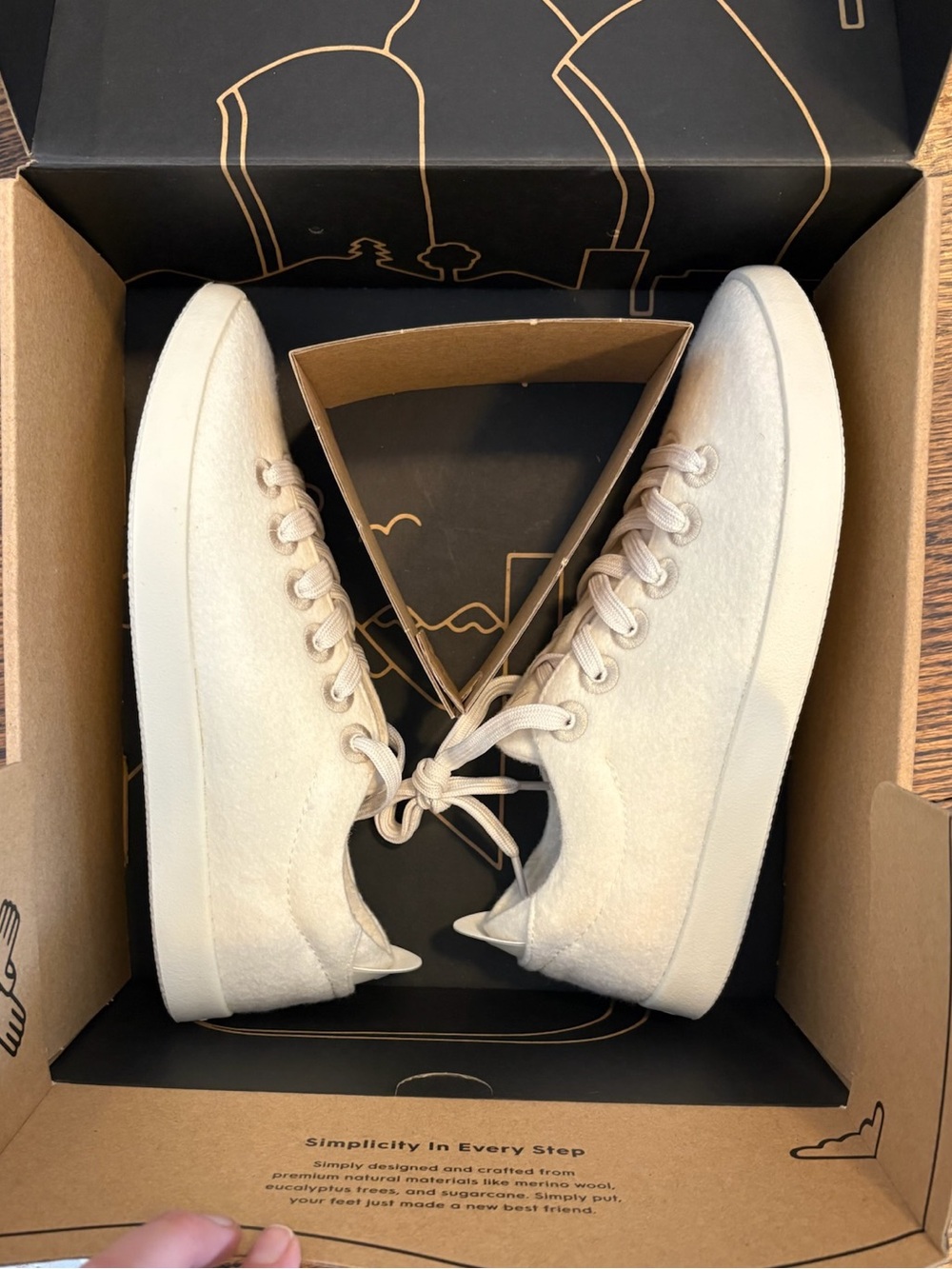 allbirds Women's Low-Top Sneakers in Off-White (Never Worn)